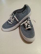 Vans Camden Deluxe Blue Fabric Lace Up TB4R Skate Shoes Women's Size 8 EUR 38.5