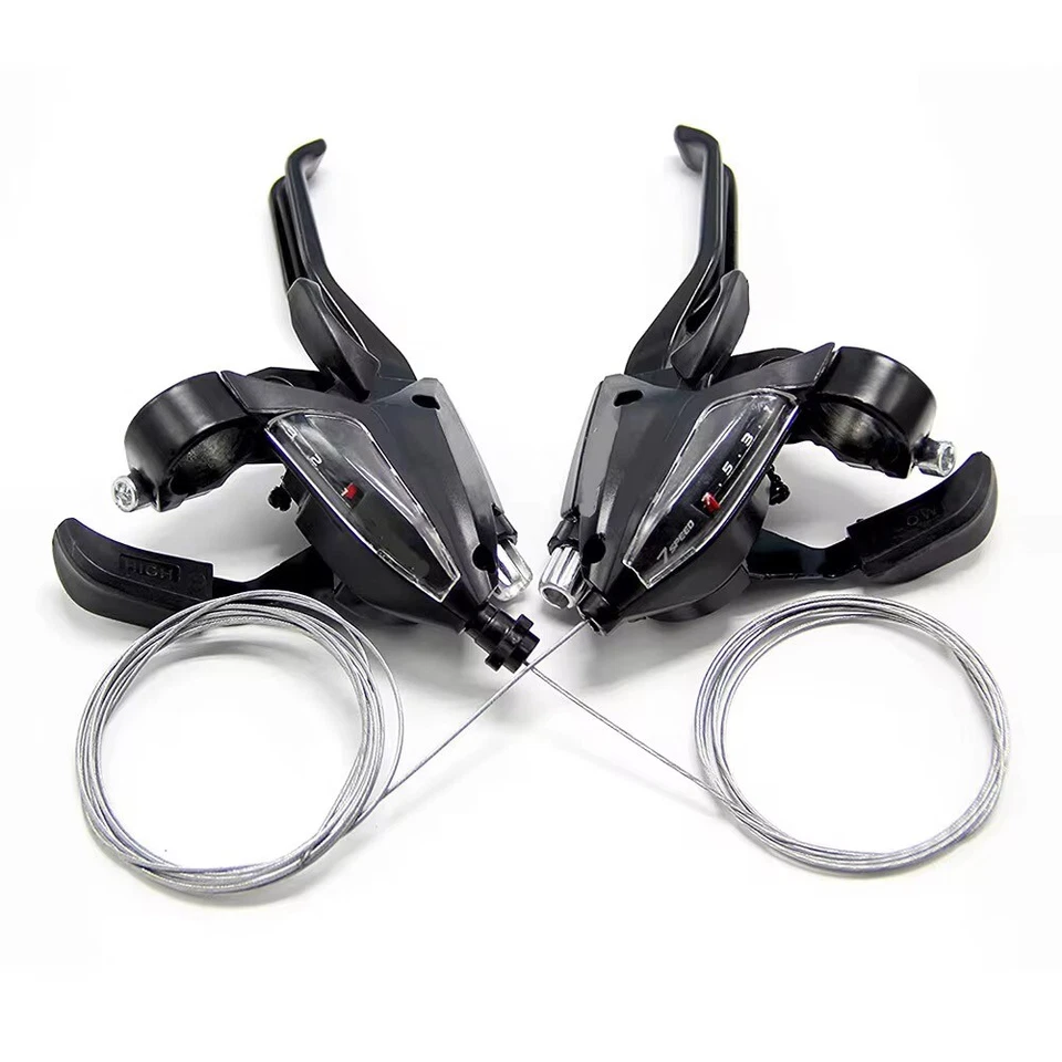 SHIMANO ST-EF500 Shifter Set 3x7 3x8 21/ 24 Speed V-Brake Lever Fit ST-EF51 MTB - Image 2 of 4