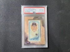 Giancarlo Stanton 2018 Topps Allen & Ginter /10 Framed Cloth PSA 10 