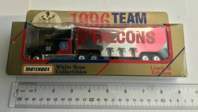 1996 Atlanta Falcons White Rose Diecast Matchbox Tractor Trailer Semi Truck | eBay 1996 Atlanta Falcons White Rose Diecast Matchbox Tractor Trailer Semi Truck | eBay