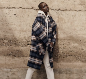 madewell plaid coat
