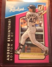 Andrew Benintendi 2017 Donruss The Rookies PINK SSP #d / 25, NY Yankees