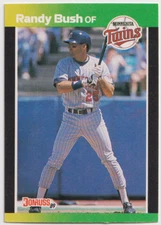1989 Donruss Baseballs Best #214 Randy Bush Minnesota Twins