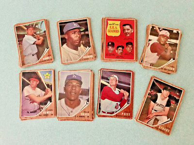 1962 Topps Baseball Cards,# 3-300,SAVE! Buy 2 Cards-10% Off, 3-15% Off,4-20% Off