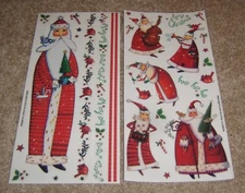 Me & My Big Ideas MAMBI Stickers ~ Christmas Santas & Borders