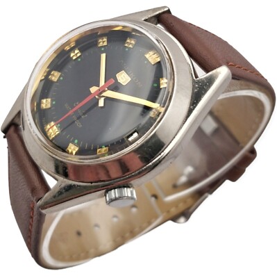 ANCIENNE MONTRE MÉCANIQUE, Aseikon 23, Colombo Style, verre à facettes, vintage EUR 80,99 - FR