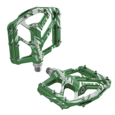 Wellgo B252 Flat Pedals Low Profile Design , Green