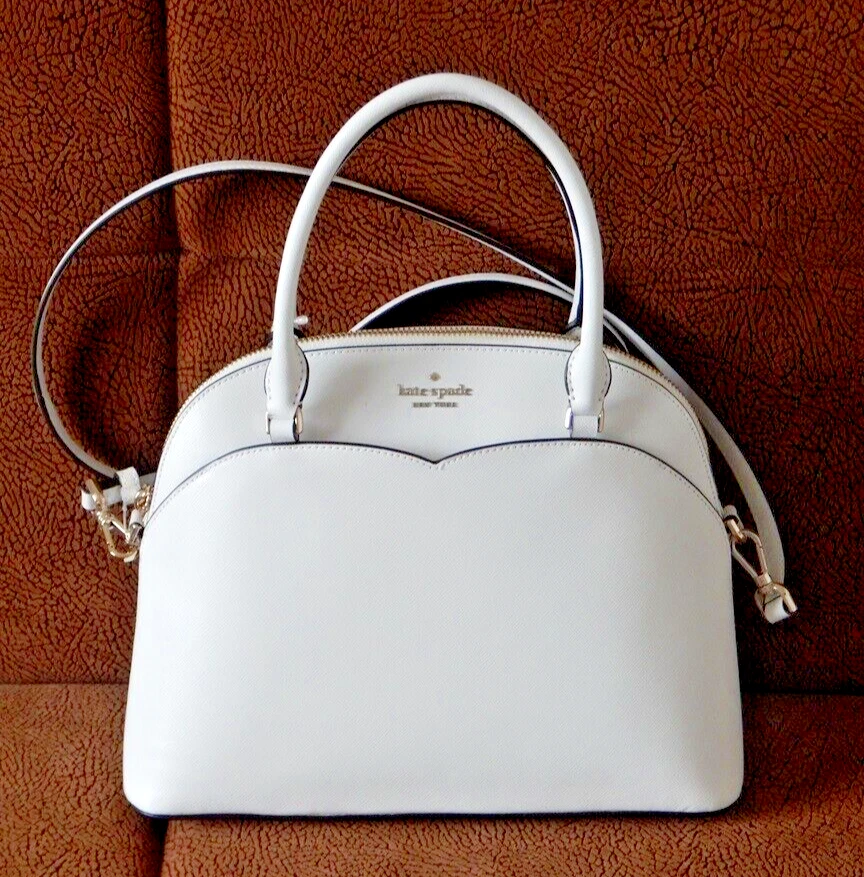 Kate spade white handbag, Luxury, Bags & Wallets on Carousell