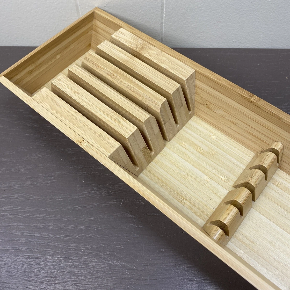 IKEA VARIERA BAMBOO Knife Tray Block 6 X 20 New 22806, 48 OFF