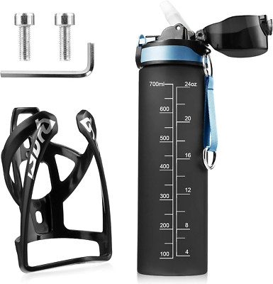 Kapsuen Flaschenhalter Fahrrad Set, Getränkehalter Fahrrad 700Ml Wasserflasche
