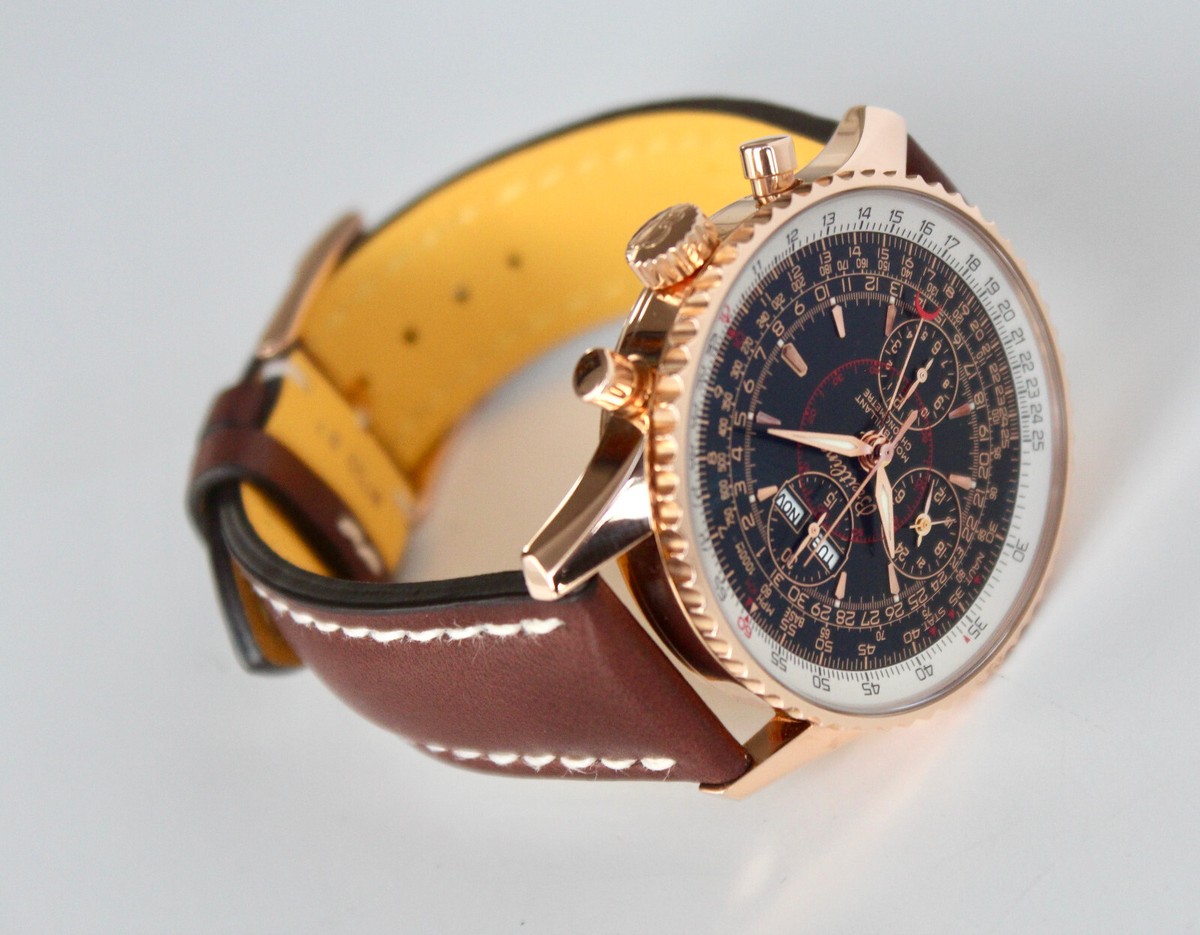 BREITLING 時計ケース ブラウン BREITLING(ブライトリング)】時計の厚みはひとつの特色