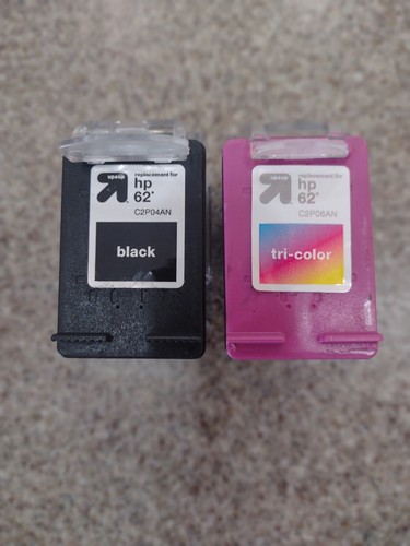 3 HP 62 Ink Cartridges - 1 HP 63XL, 2 Remanufactured 62 Black & 62 Tri-Color New - Picture 3 of 7