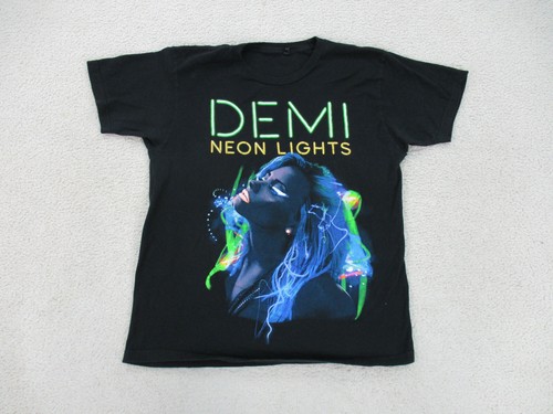 Demi Lovato Shirt Adult Large Black 