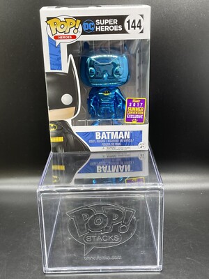 Batman Blue Chrome #144 Funko Pop! 2017 Summer Convention 
