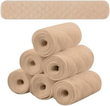 6 Pcs Cotton Bra Liners Rectangle under Bra Pads 3 Layer Bra Sweat Liners for Wo