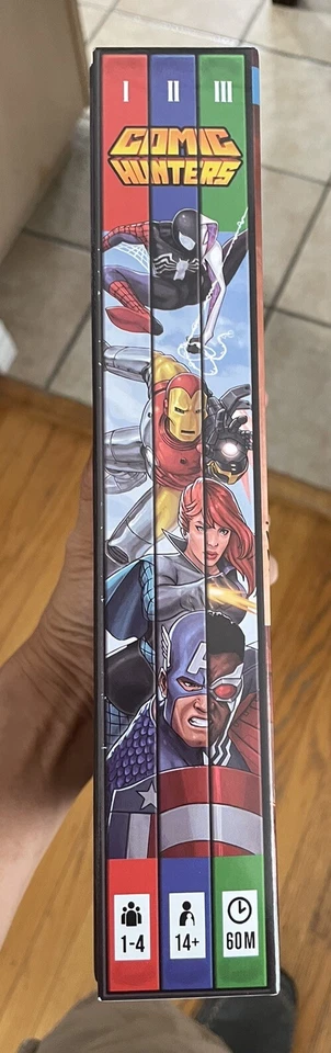 Marvel Comic Hunters Board Game ENGLISH In Stock New Sealed Superheroes - Image 3 of 4
