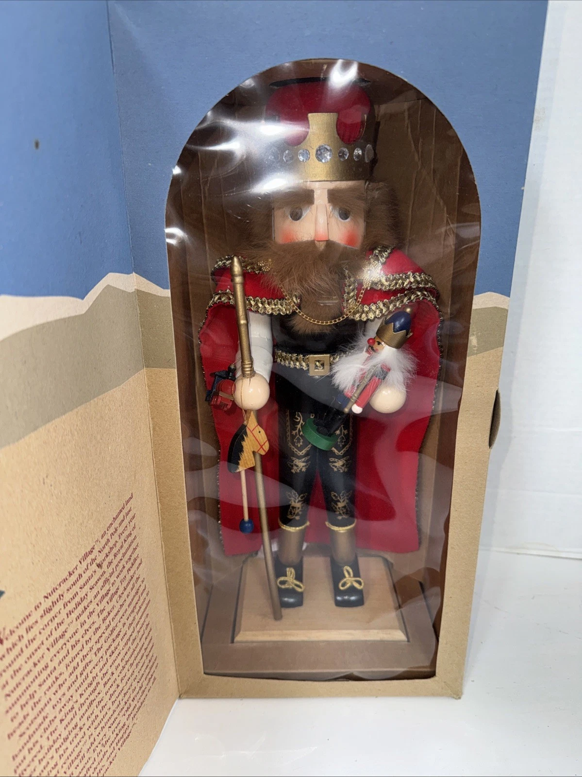 VTG 1994 Nutcracker Village King Nutcracker [740019, May Department Stores]