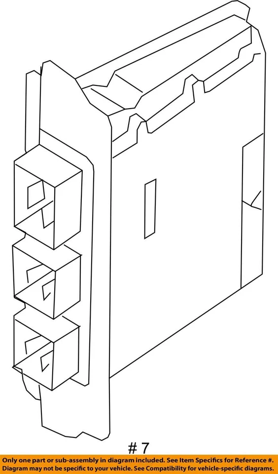 Engine ECM Electronic Control Module 8-280 4.6L Fits 06-08 FORD E150 VAN 2625535 - Image 4 of 4