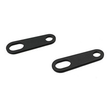 2PCS Steel Motorcycle Indicator Rear Turn Signal Relocation Bracket Light Black