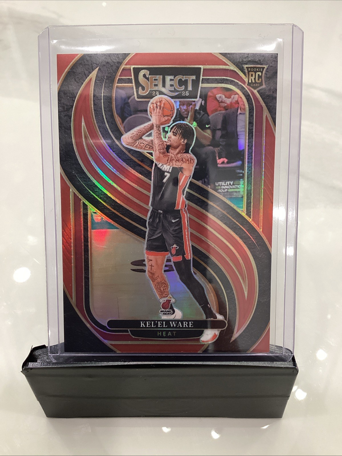 2024-25 Panini Select - Premier Level Kel'el Ware #191 Red Prizm /199 (RC)