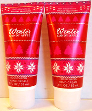 Bath Body Works WINTER CANDY APPLE Nourishing Hand Cream, 2 oz/59 mL, NEW x 2