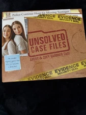 Unsolved Cold Case Files Avery & Zoey Gardner Case Murder Mystery Game Complete