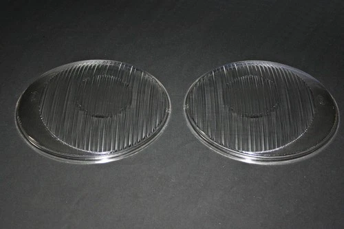 FOR VW BUS BARNDOOR SET CLEAR HEADLIGHT LENSES NEW