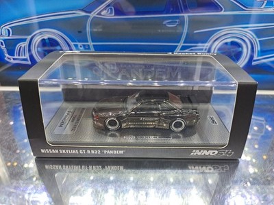 Inno64 Nissan Skyline GT-R R32 Pandem   Chrome Black Hong Kong Special Edition