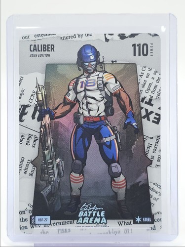 CALIBER 2026 BO JACKSON BATTLE ARENA FIRST EDITION STEEL HEADLINES Q2777