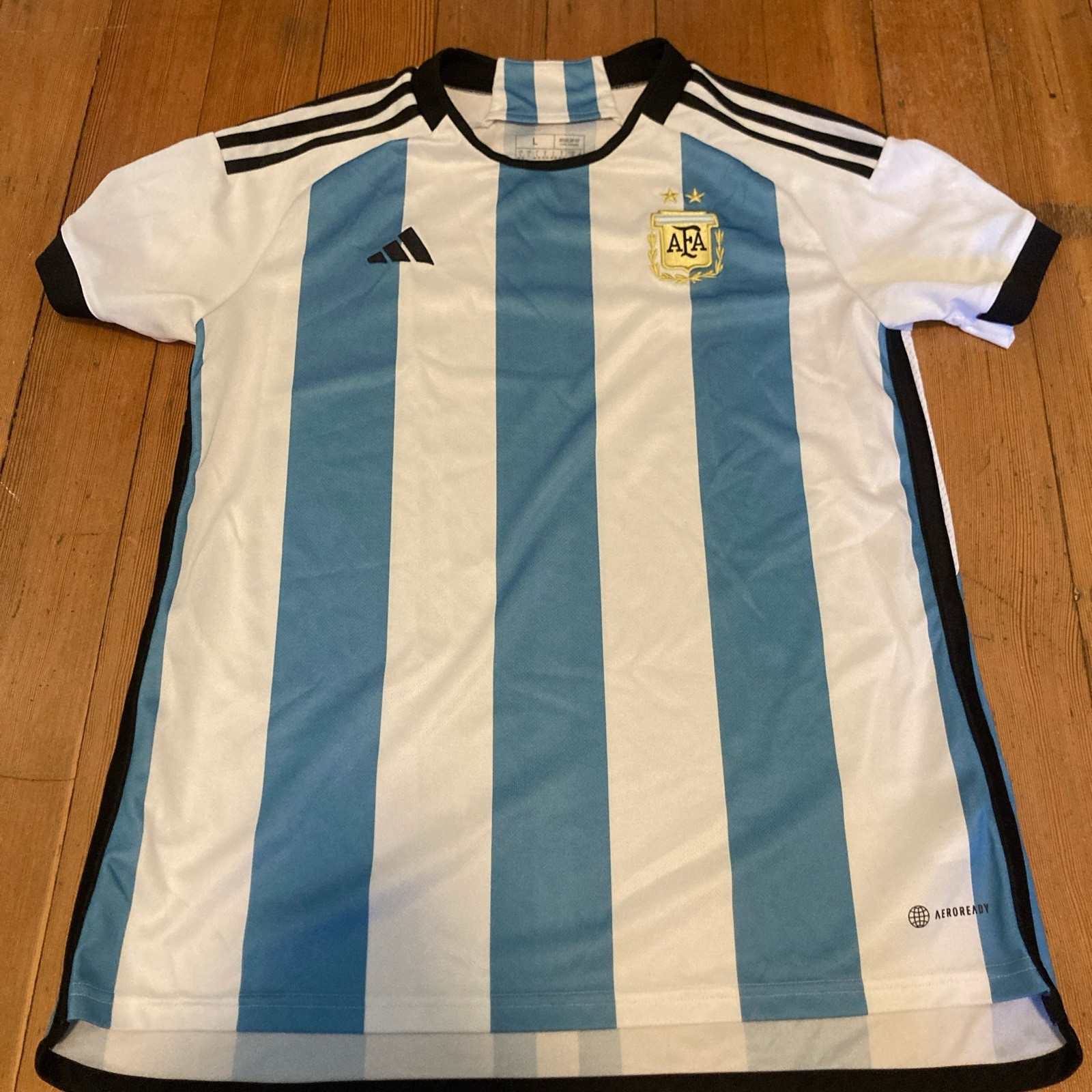 2022 Argentina Home Jersey Fan/replica Version Size L
