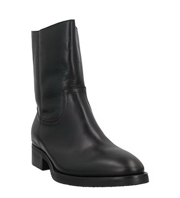 Maison Margiela Ankle Boots Leather Black Men Size 44EU/11 US