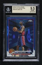 2023 Chrome Blue Lava Refractor 59/149 Richard Hamilton Rip BGS 9.5 GEM MINT 3hd