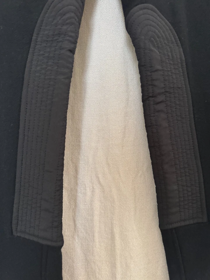 Vince Nuevos Pantalones Negros Para Mujer Grandes L Jogger Salón Puños Pantalones de Sudadera Montar Foto 2 de 4