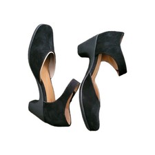 Easy Spirit Seclarice Women's 9M Black Leather upper Mary Jane Pumps