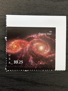 2026 US Galaxy Pair Express Mail $33.25 Stamp Single Scott #6057 High Value USPS