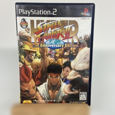 Hyper Street Fighter II The Anniversary Edition PS2 PlayStation 2 CAPCOM JP