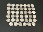 41. Mercury dimes,  various dates, circulated, 90% Silver