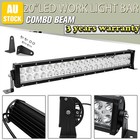 20inch 1200W Led Light Bar Dual Row Spot Flood Combo Work UTE Truck SUV ATV 22''