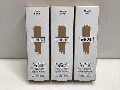 Lot of 3 dpHUE Root Touch-Up Stick Blonde Temporary Hair Color Blend Brush Stick