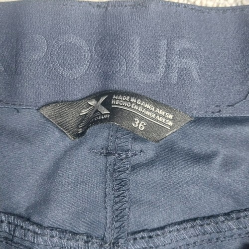 ZeroXposur Chino Mens Shorts 36 Navy Blue Zip pocket - Picture 3 of 5