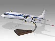 Ilyushin IL-18 IL18 Aeroflot Desktop Wood Airplane New Model Small Scale 1/130