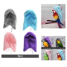 3x Bird Blanket Birdhouse Nest Easy to Clean Soft Bird Shelter Bed Parrot Winter