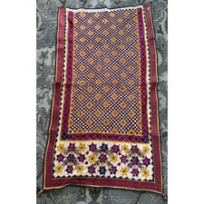 Vintage Banjara wall hanging ethnic tapestry hanging embroidery boho 35x64” Vintage Banjara wall hanging ethnic tapestry hanging embroidery boho 35x64” - Image 1