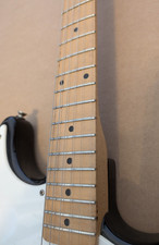 2004 Squier by Fender 51 Strat/Tele Hybrid Electric Guitar-Black Maple Neck