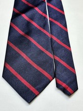 Polo Ralph Lauren Silk Tie Striped Navy Red Boys Made Italy 3X51