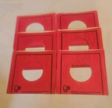 45 RPM 7" RECORD SLEEVES CO. SLEEVE 6 PACK SEE PHOTOS Bell Records SLV338
