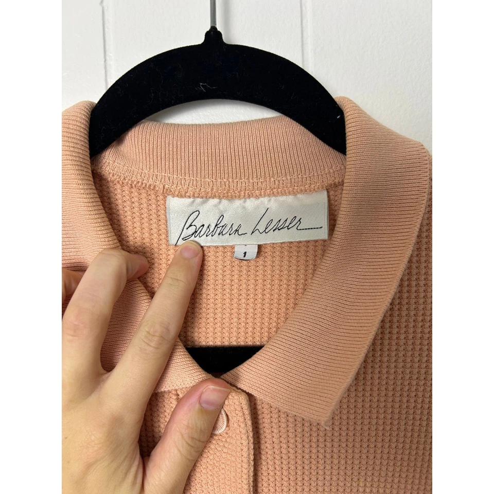 Maxi Vestido Vintage Barbara Lesser Rosa Talla Pequeña Retro Profesor Twee Cottagecore Foto 3 de 4