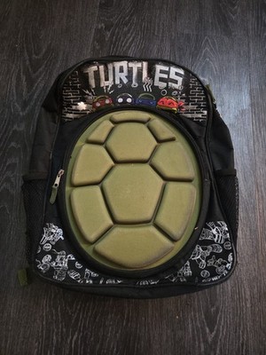 Ninja Turtles TMNT Backpack Shell Pocket with 2 Main Compartments 2015 16''