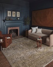 Loloi Magnolia Home by Joanna Gaines Junie Collection JUE-02 Moss/Natural 6'-...