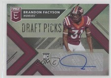 2018 Panini Elite Draft Picks Draft Picks Auto Brandon Facyson #203 Auto 4k8